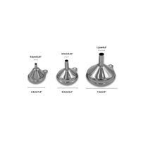 Stainless Steel Funnel Set - 3 Pieces