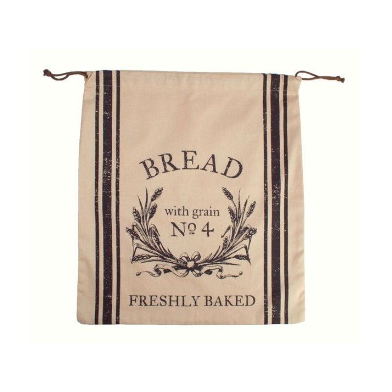 Reusable Cotton Bread Bag "Le Pain" - Large