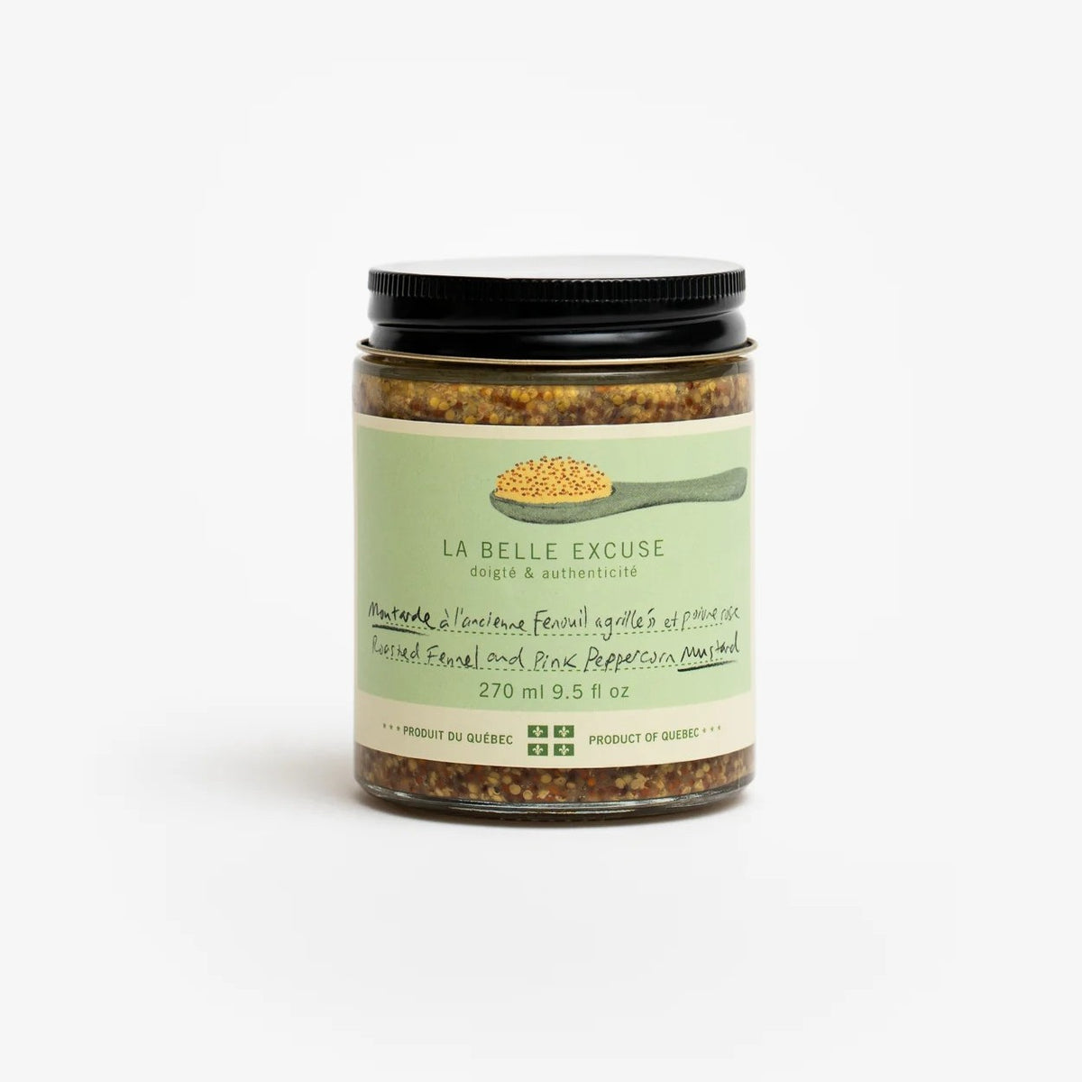 Roasted Fennel and Pink Peppercorn Old-Fashioned Mustard 270ml