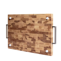 Maple End-Grain Butcher Block with Handle 13x18x1.25 inch