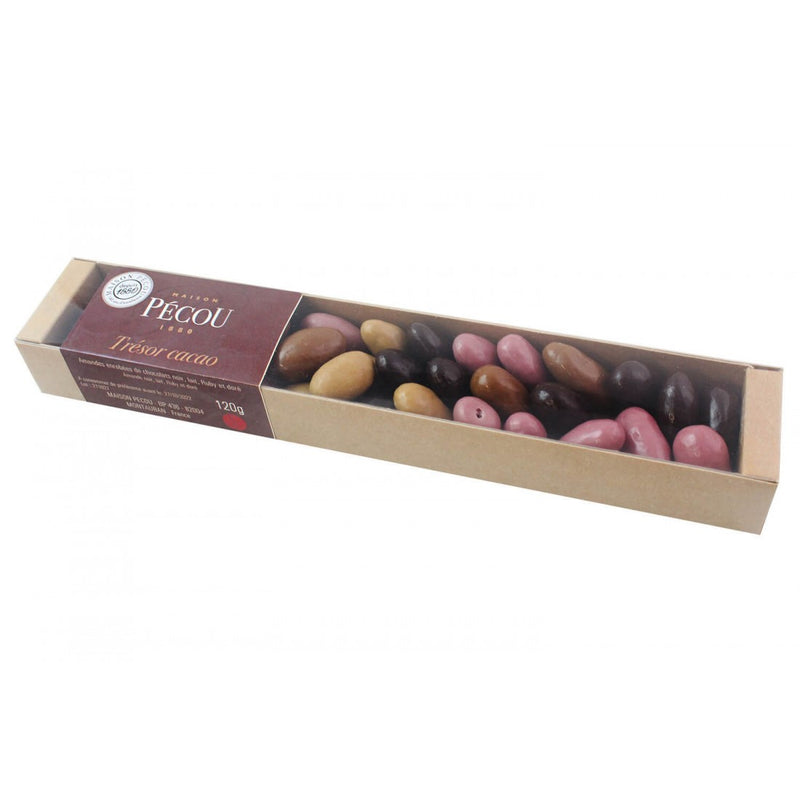 Sugared almonds “Trésor Cacao” 120g