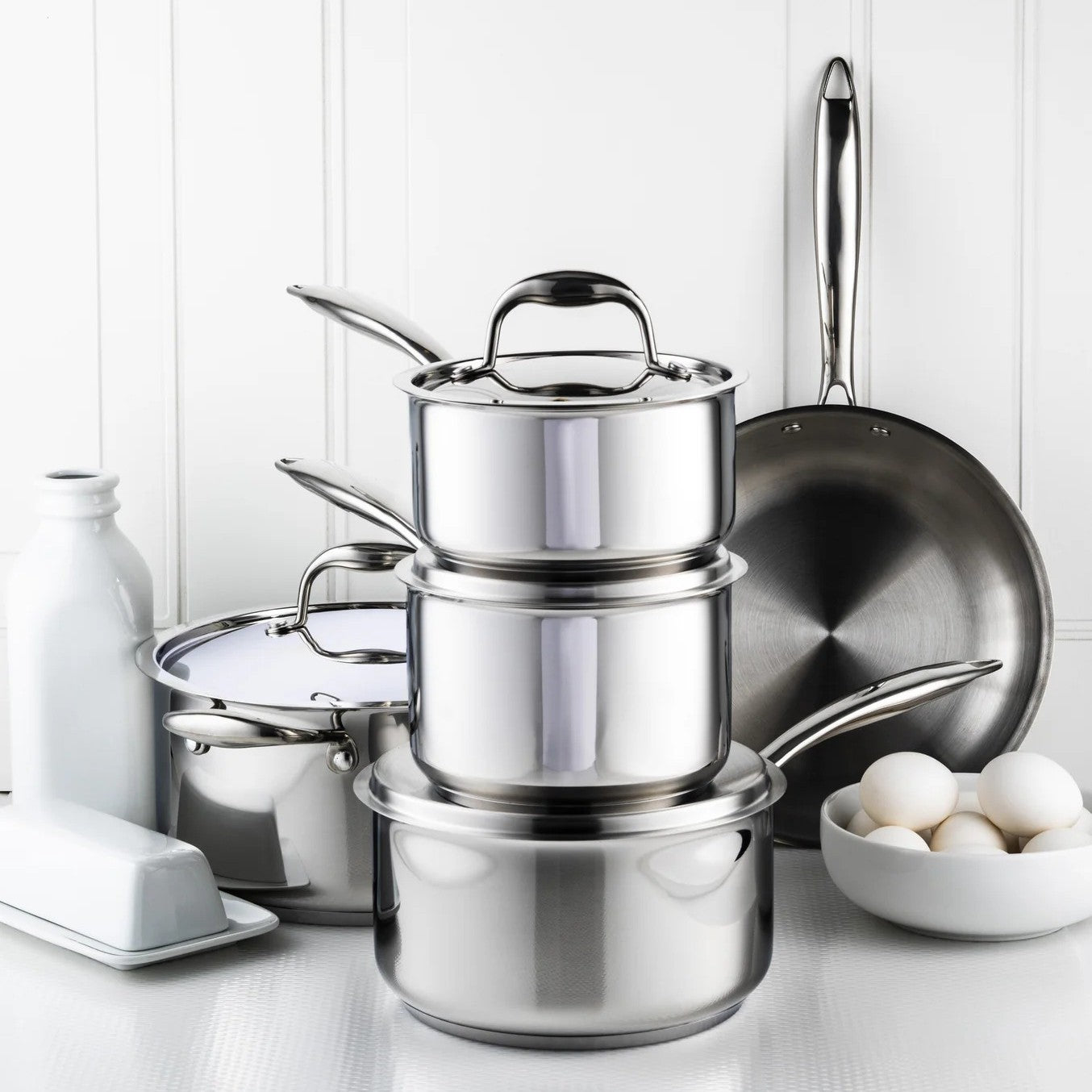 Accolade Stainless Steel Cookware 11-Piece Set
