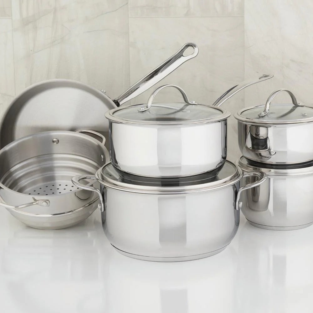 Meyer Nouvelle Stainless Steel 10-Piece Set