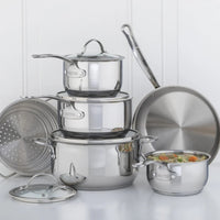 Meyer Nouvelle Stainless Steel 10-Piece Set