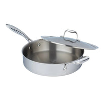 SuperSteel Tri-Ply Clad Stainless Steel 4.2L Saute Pan with Cover