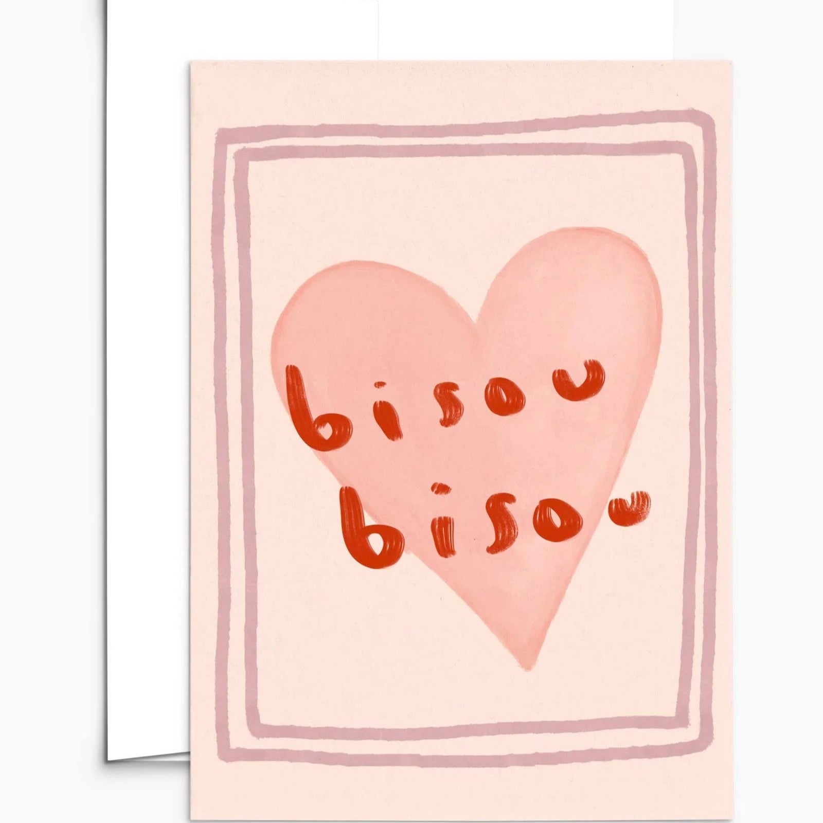 Bisou Bisou Greeting Card