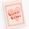 Bisou Bisou Greeting Card