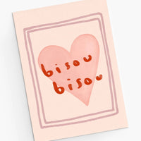 Bisou Bisou Greeting Card