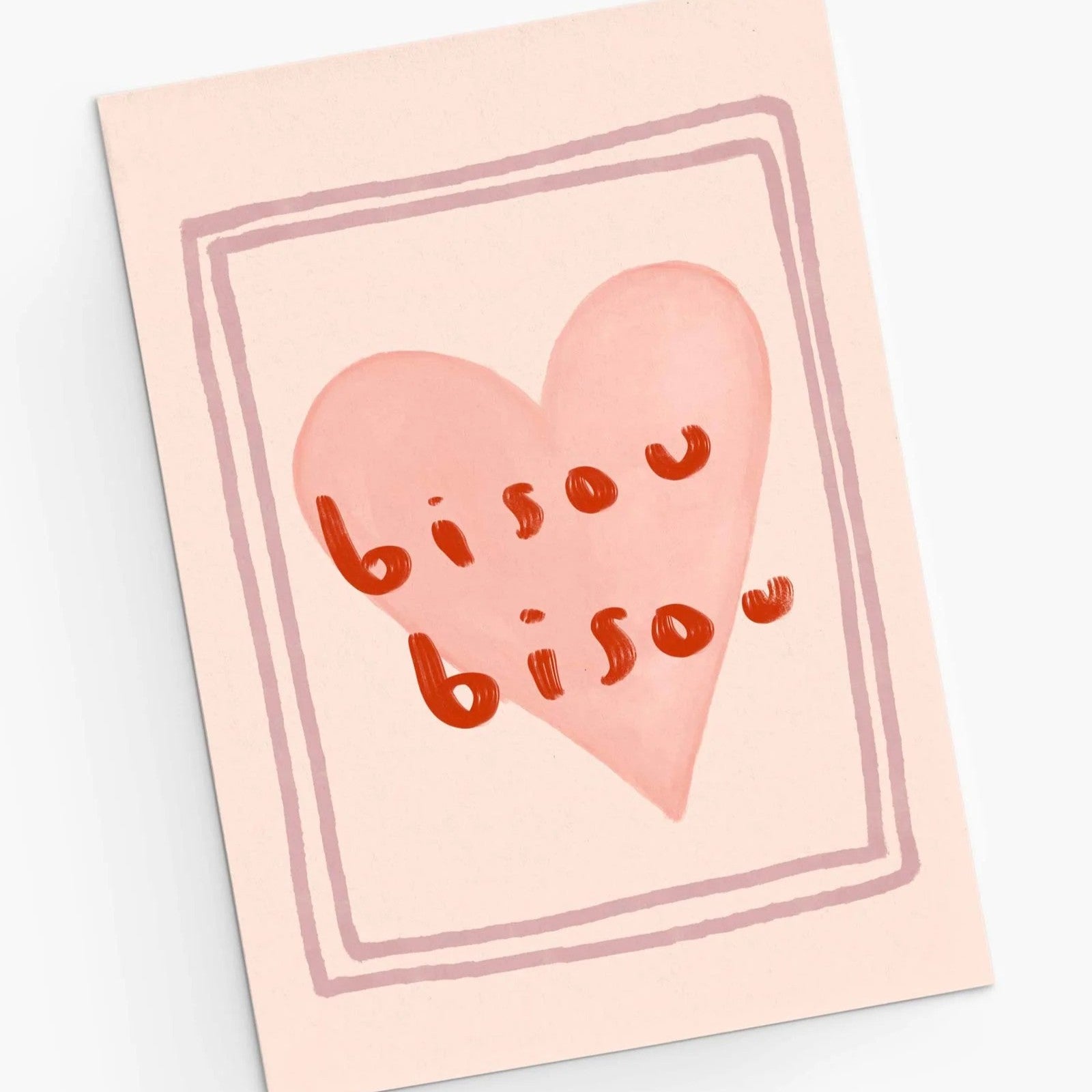 Bisou Bisou Greeting Card