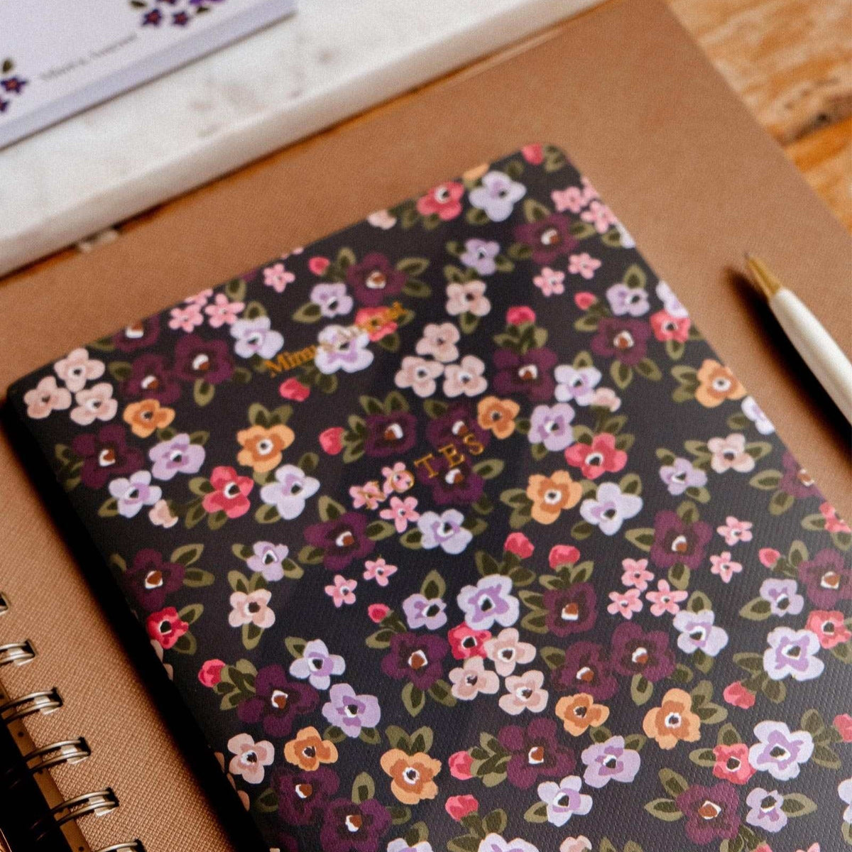 Fields of Flower Lined Notebook 5.5 x 8.5 in