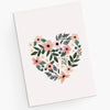 Heart Full Of Flowers Greeting Card