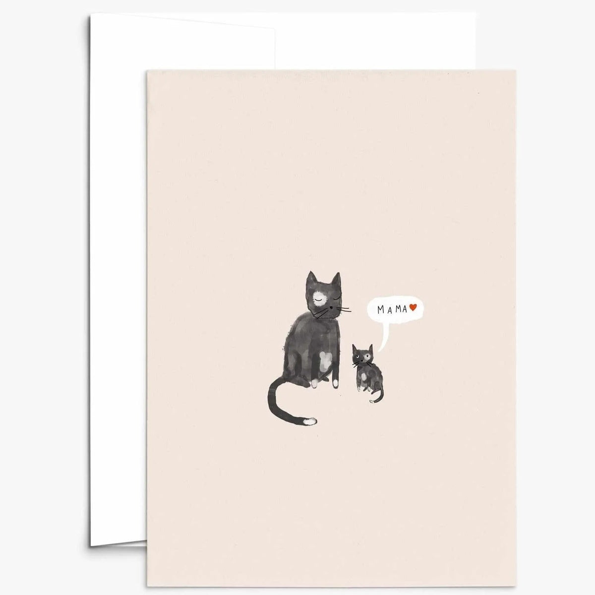 Maternal Love Greeting Card 5x7in