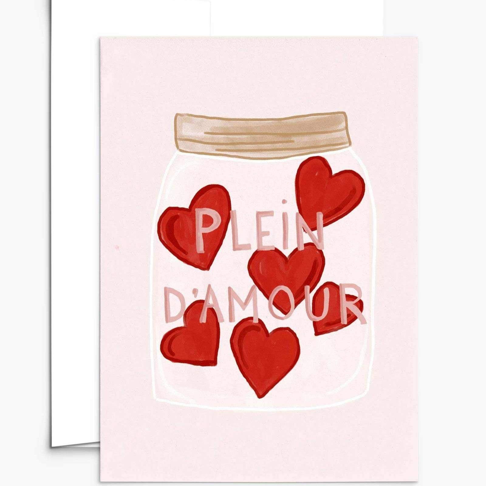 Plein d'amour Greeting Card