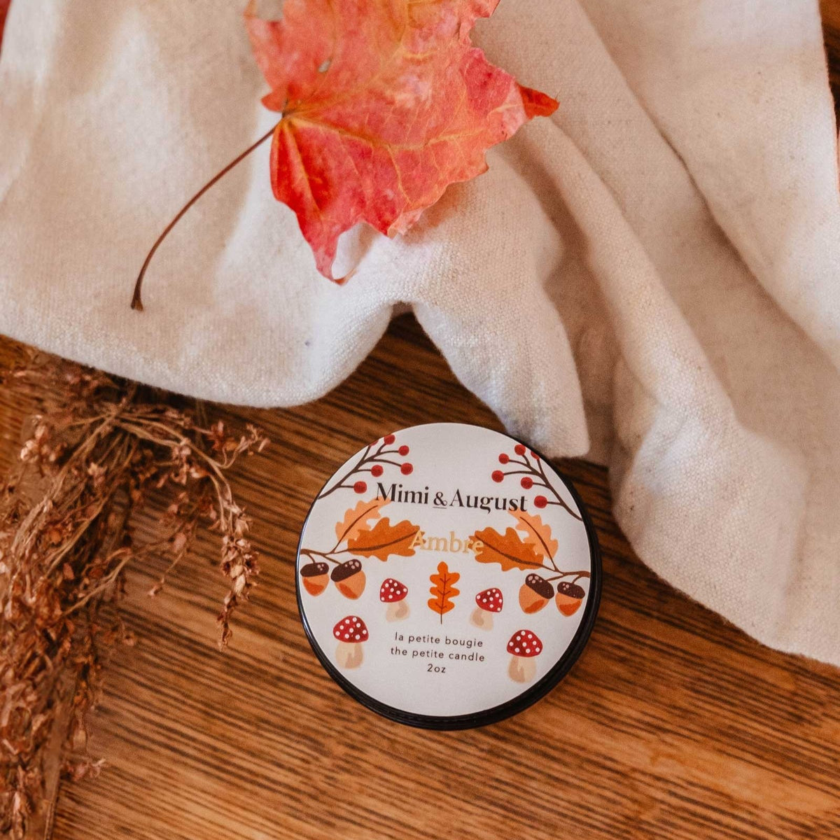 Reusable Candle - Amber 2oz