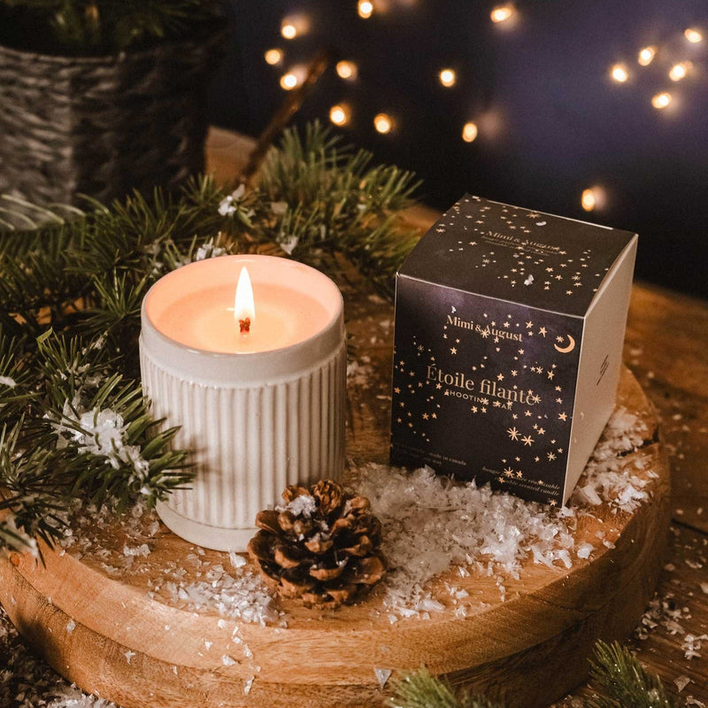 Vela navideña Shooting Star de 8 oz