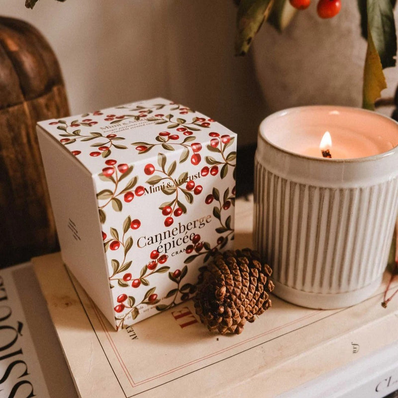 Spiced Cranberry - Christmas Candle 8oz