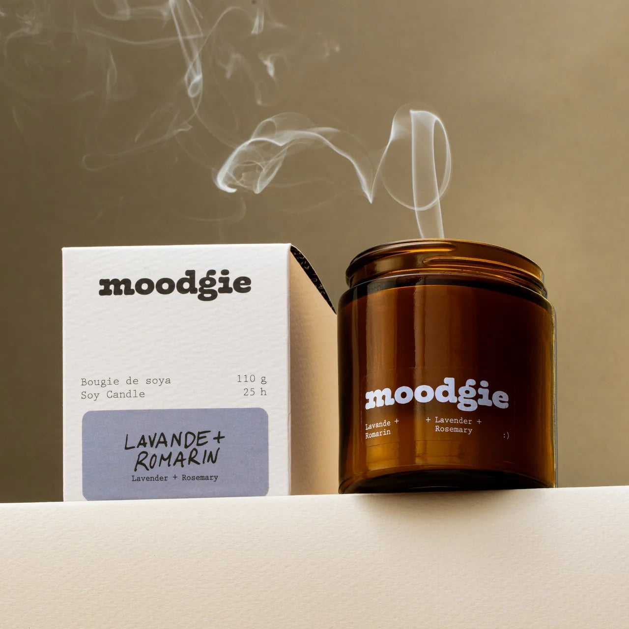 Vela de soja Lavanda y Romero 110g