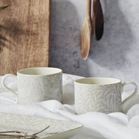 Ensemble de 2 tasses Morris et Co «  Strawberry Thief » et « Willow Bough »