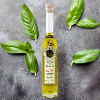 Huile d'olive extra vierge au basilic 100ml