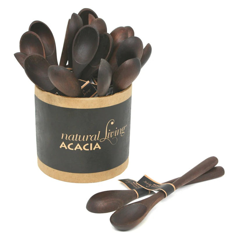 Dark Acacia Wood Spoon 15cm