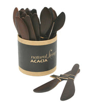 Dark Acacia Wood Spreader 15cm