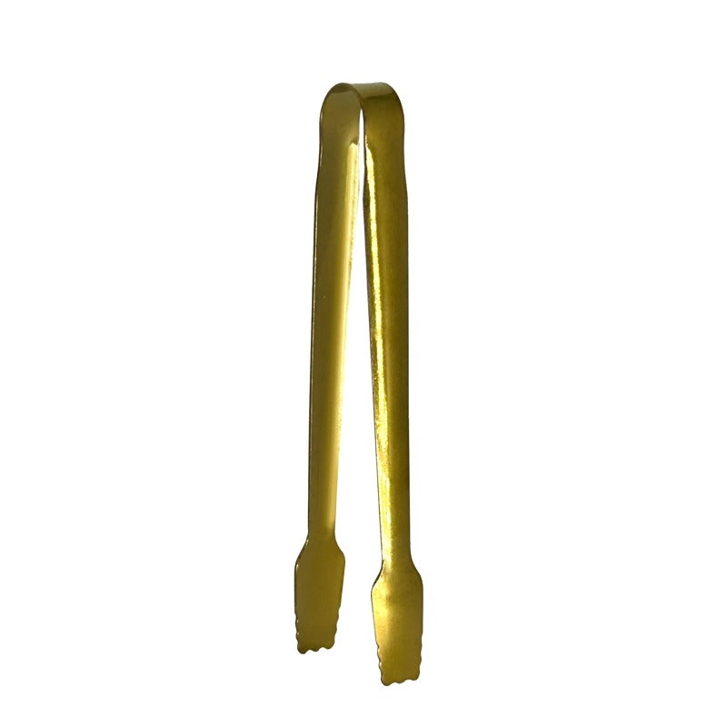 Small Gold Serving Tongs 5"