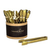 Small Gold Serving Tongs 5"