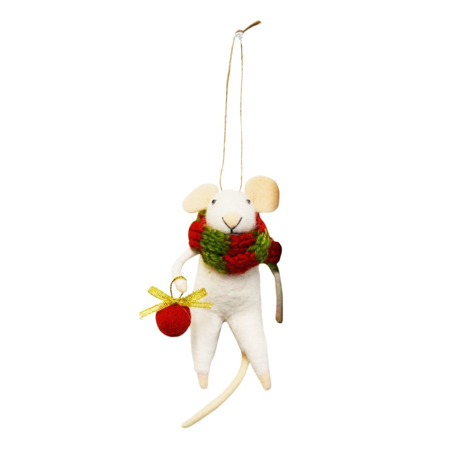Christmas Ball Mouse Ornament