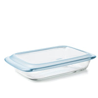 Recipiente de vidrio para hornear con tapa - 3.0 Qt