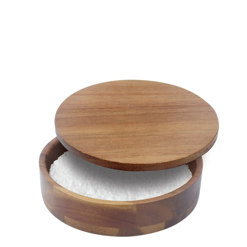 Givreur à cocktail en bois d'acacia avec couvercle hermétique