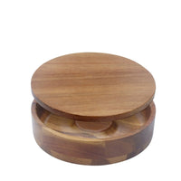 Givreur à cocktail en bois d'acacia avec couvercle hermétique