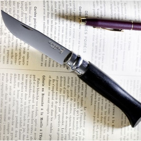 N°08 Ebony Folding Knife