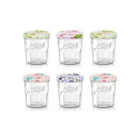 Le Parfait Glass Jar with Decorative Metal Lid 13oz / 234ml