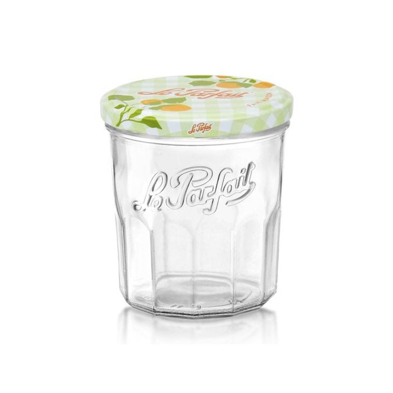 Le Parfait Glass Jar with Decorative Metal Lid 13oz / 234ml