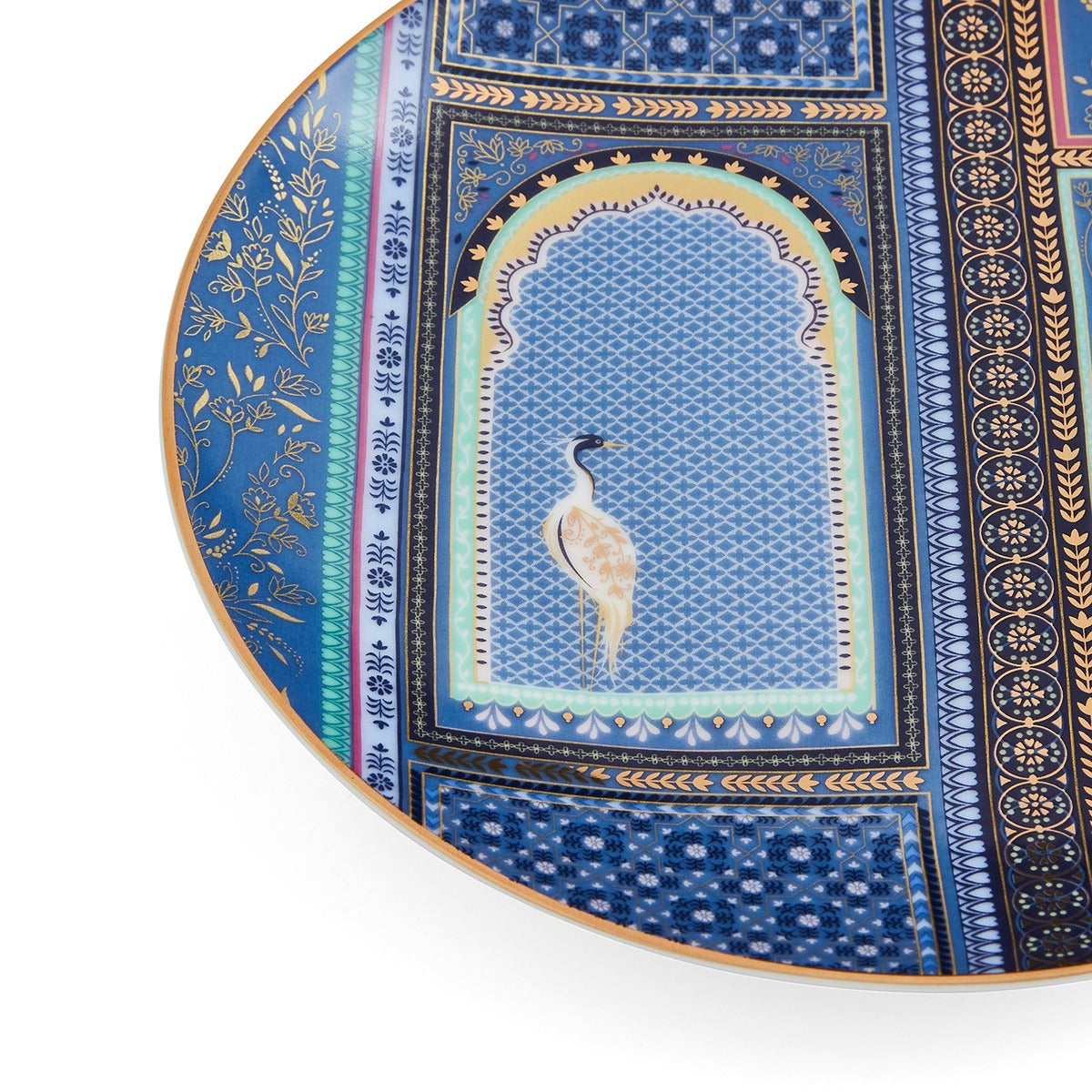 Sara Miller India Set of 4 Cake Plates