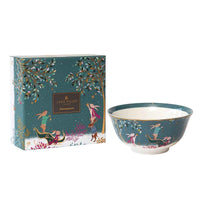 Sara Miller Woodland Tales Candy Bowl - Rabbit Sleigh