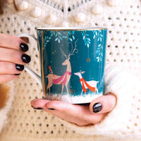 Sara Miller Woodland Tales Deer & Robin Mug
