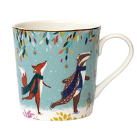 Sara Miller Woodland Tales Skaters Mug