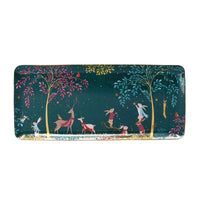 Sara Miller Woodland Tales Sandwich Tray - Deer & Robin