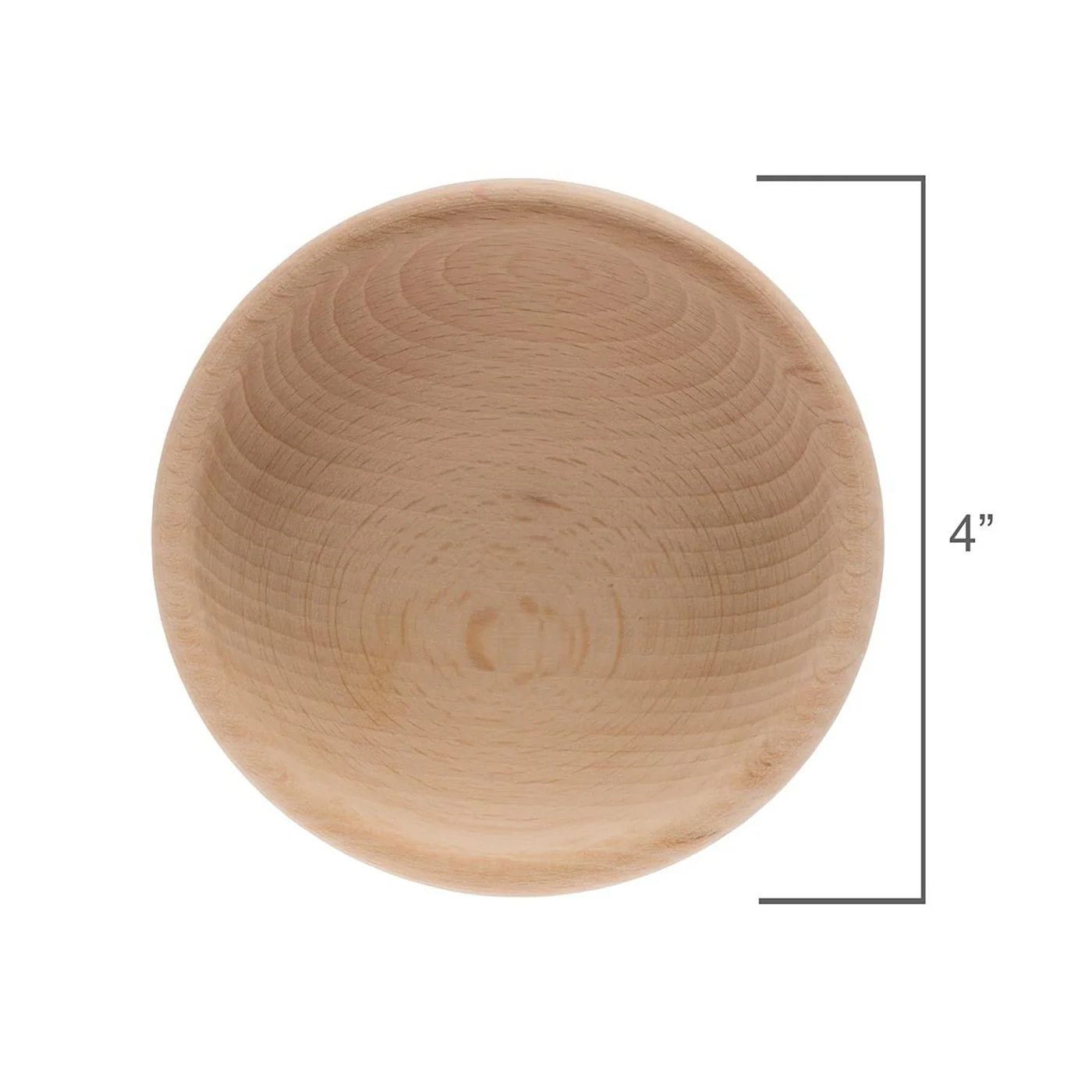 Juego de mortero y maja de madera de haya de 10 cm