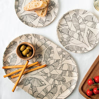 Bandeja de bambú para servir de 15" x 10,6"