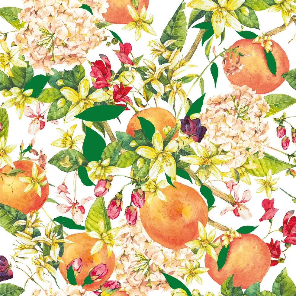 "Oranges" Greeting Card 6" x 6"