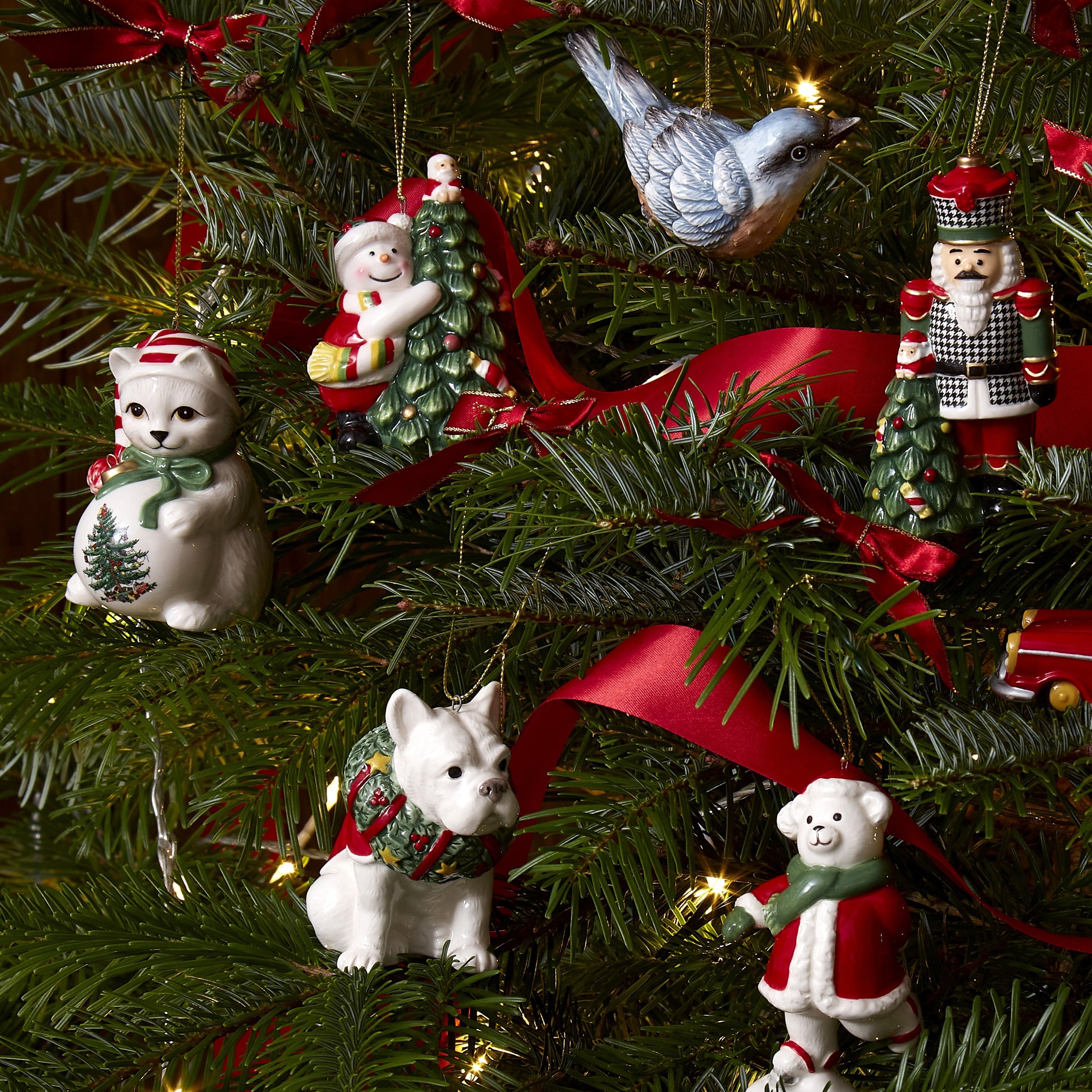 Christmas Tree French Bulldog Ornament