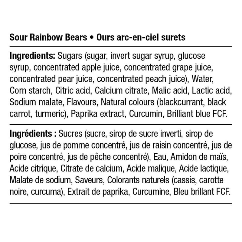 Vegan Sour Rainbow Bears 120g