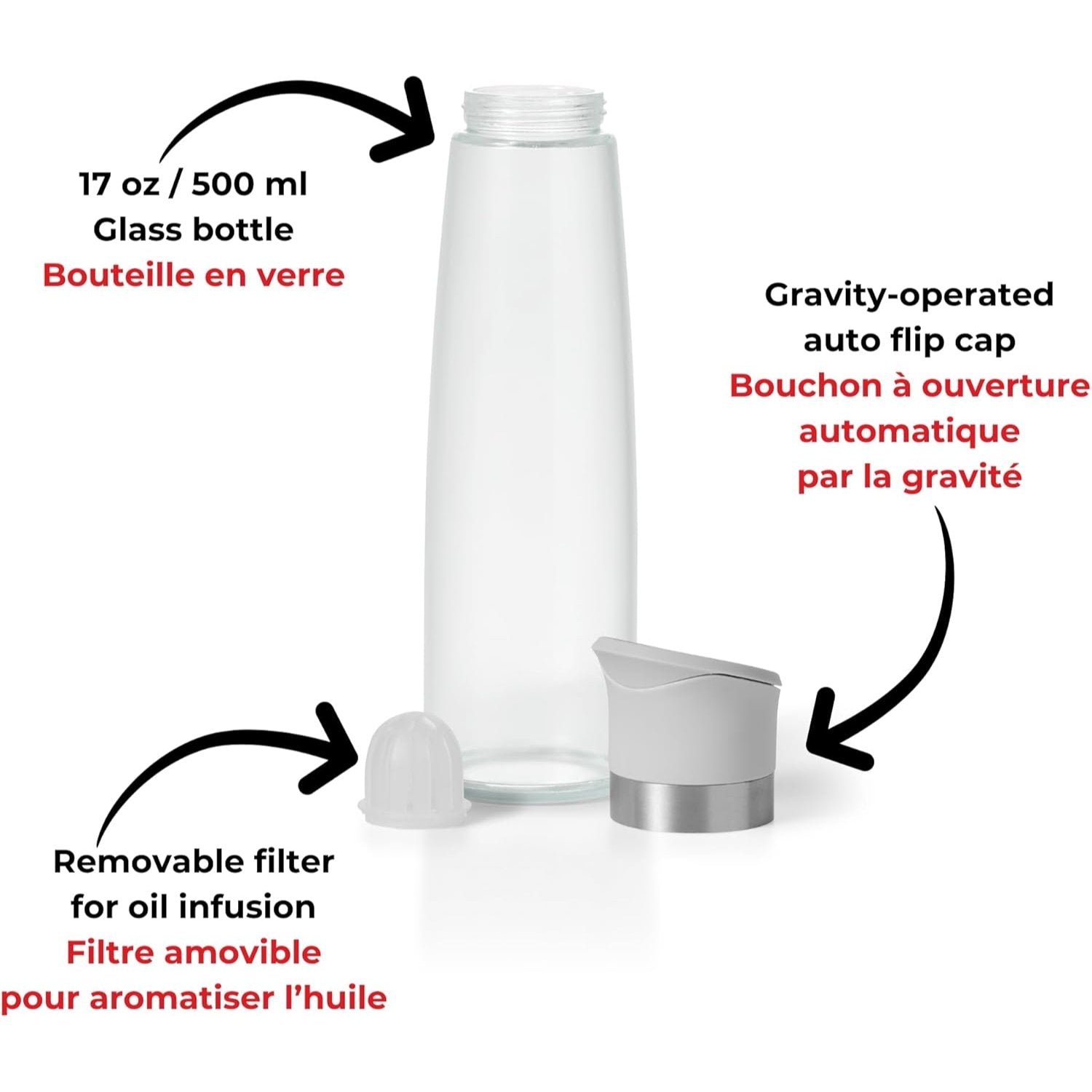 Auto Flip Oil Dispenser 500ml