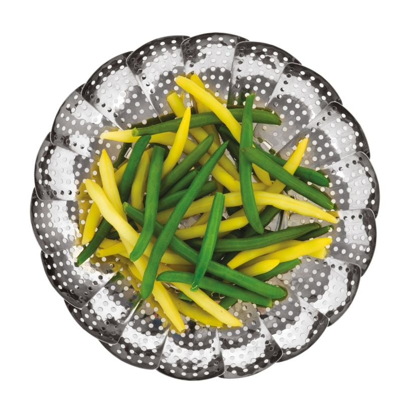 Gourmet STEEL - Stainless Steel Vegetable Steamer