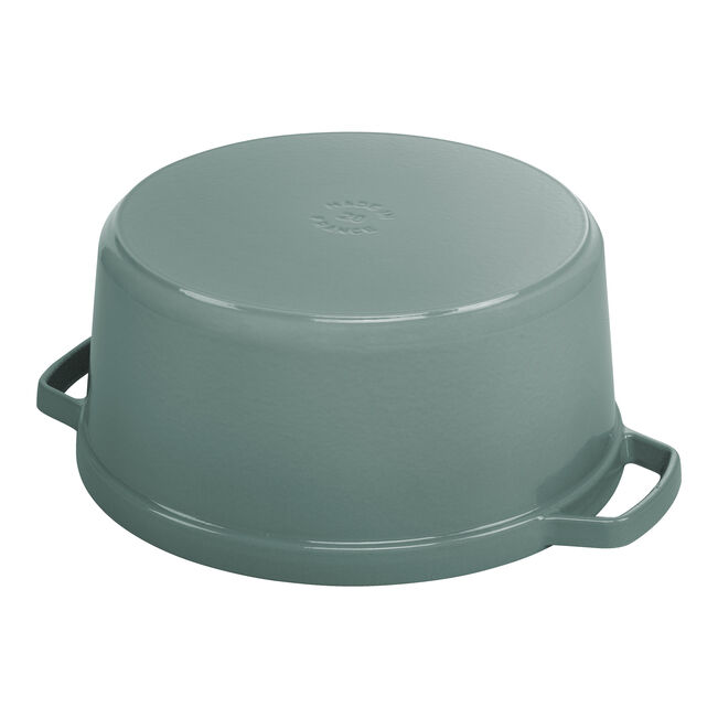 Eucalyptus Cast Iron Round Cocotte - 24cm / 3.7L