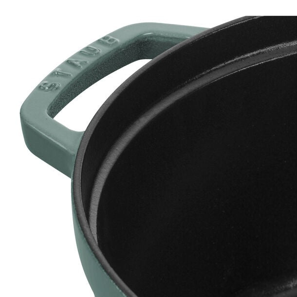 Eucalyptus Cast Iron Round Cocotte - 24cm / 3.7L