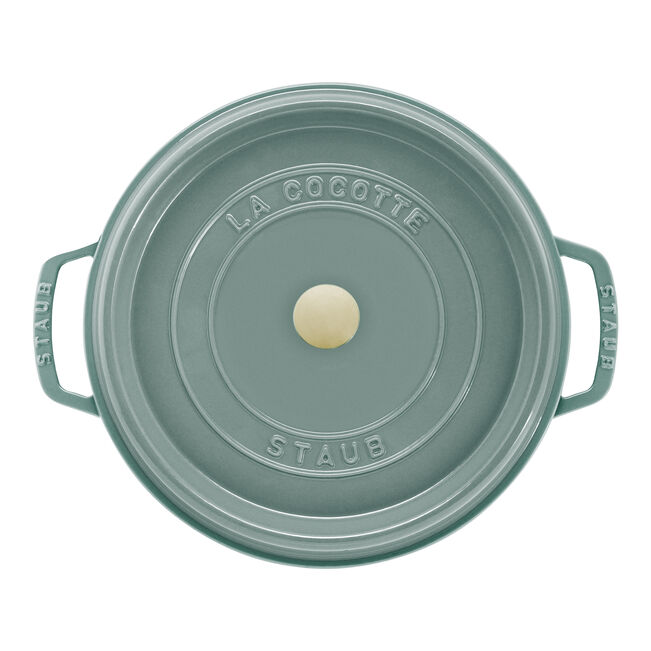 Eucalyptus Cast Iron Round Cocotte - 24cm / 3.7L
