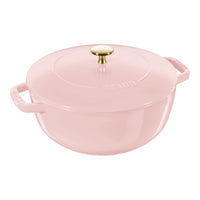 Sorbet Rose Cast Iron Round French Oven - 4.8L